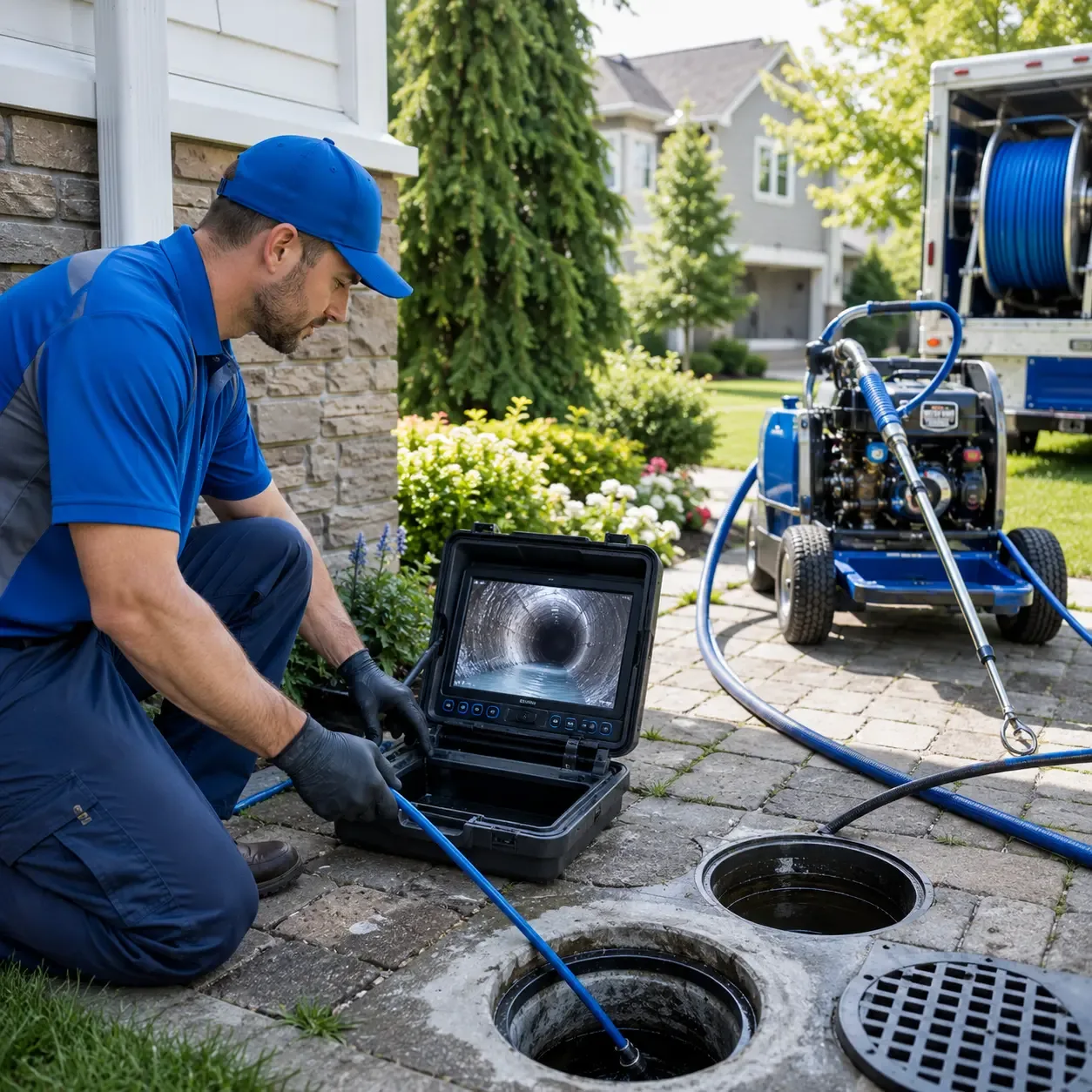 Outdoor drain cleaning professionals serving Anoka, MN